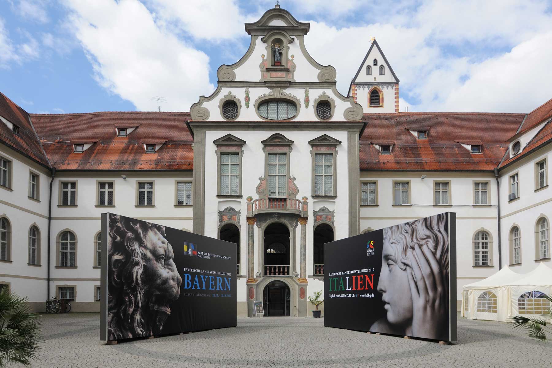 Ausstellungsgestaltung Bayern – Italien St. Mang