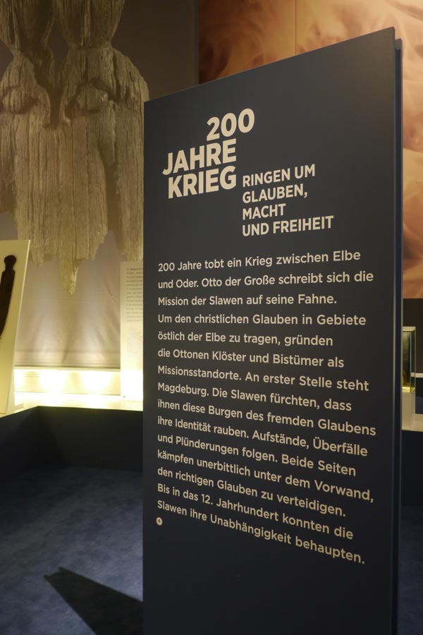 Ausstellungsgestaltung Credo | Christianisierung Europas im Mittelalter