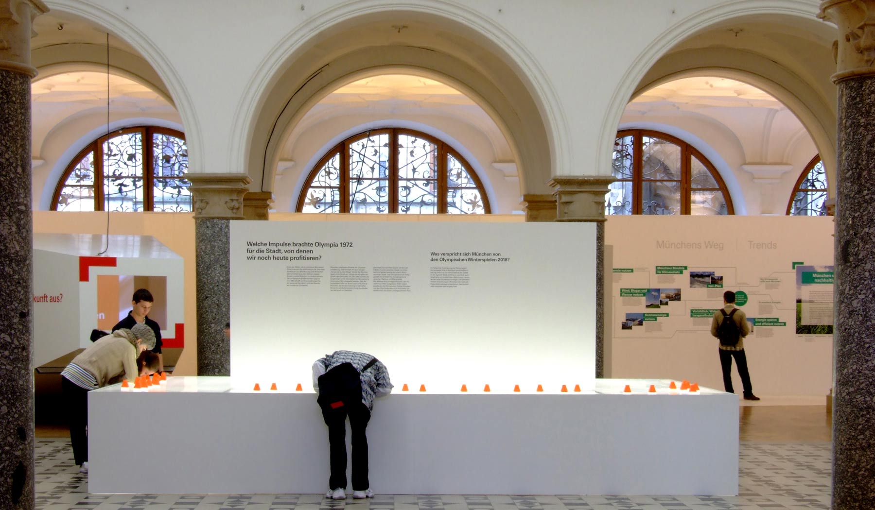 Ausstellungsgestaltung Zukunft findet Stadt